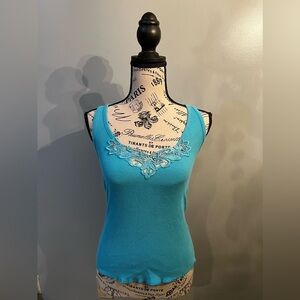 Vintage Old Navy Blue Size Small Tank Top